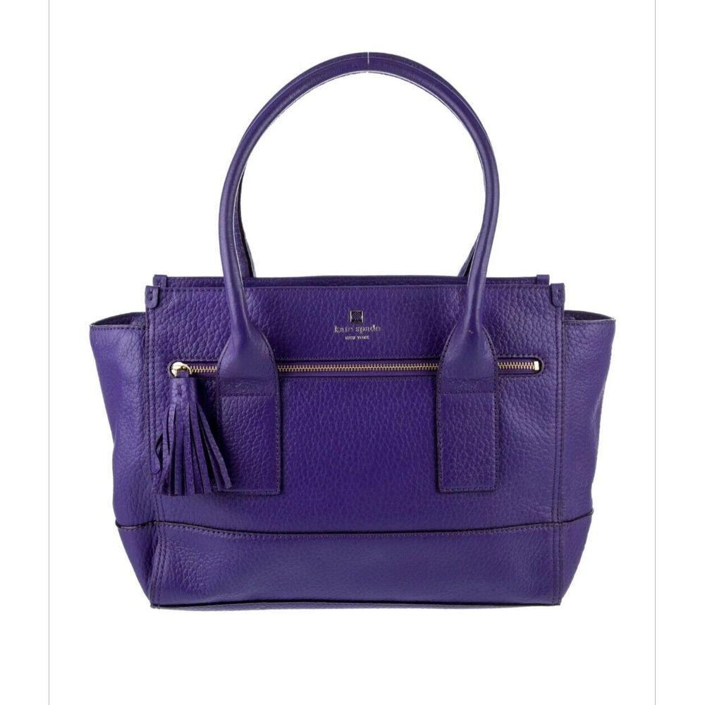 NEW‎ Purple  Kate Spade Southport Avenue Oden Leather Women's Tote